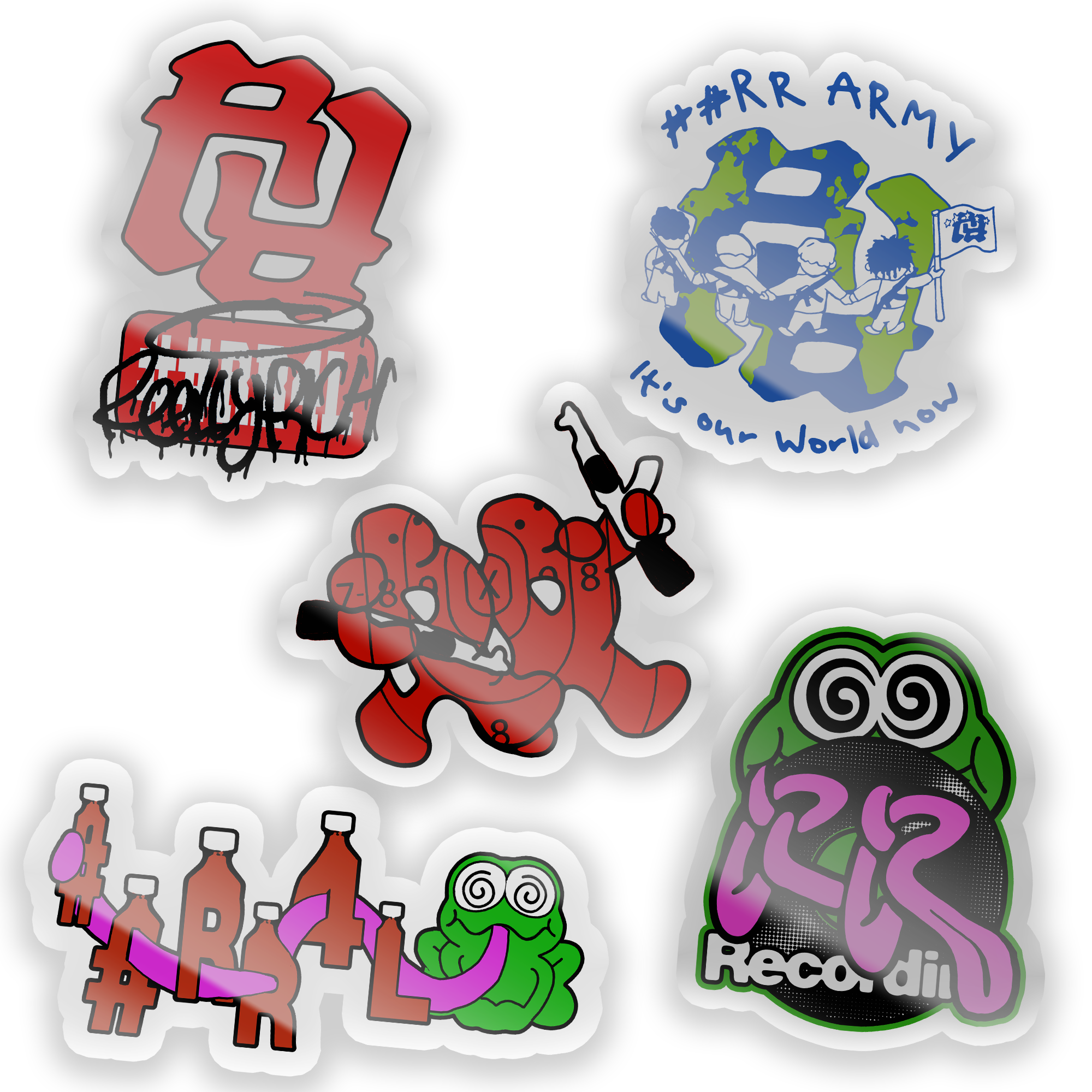 STICKERR PACK 3 (5PACK)