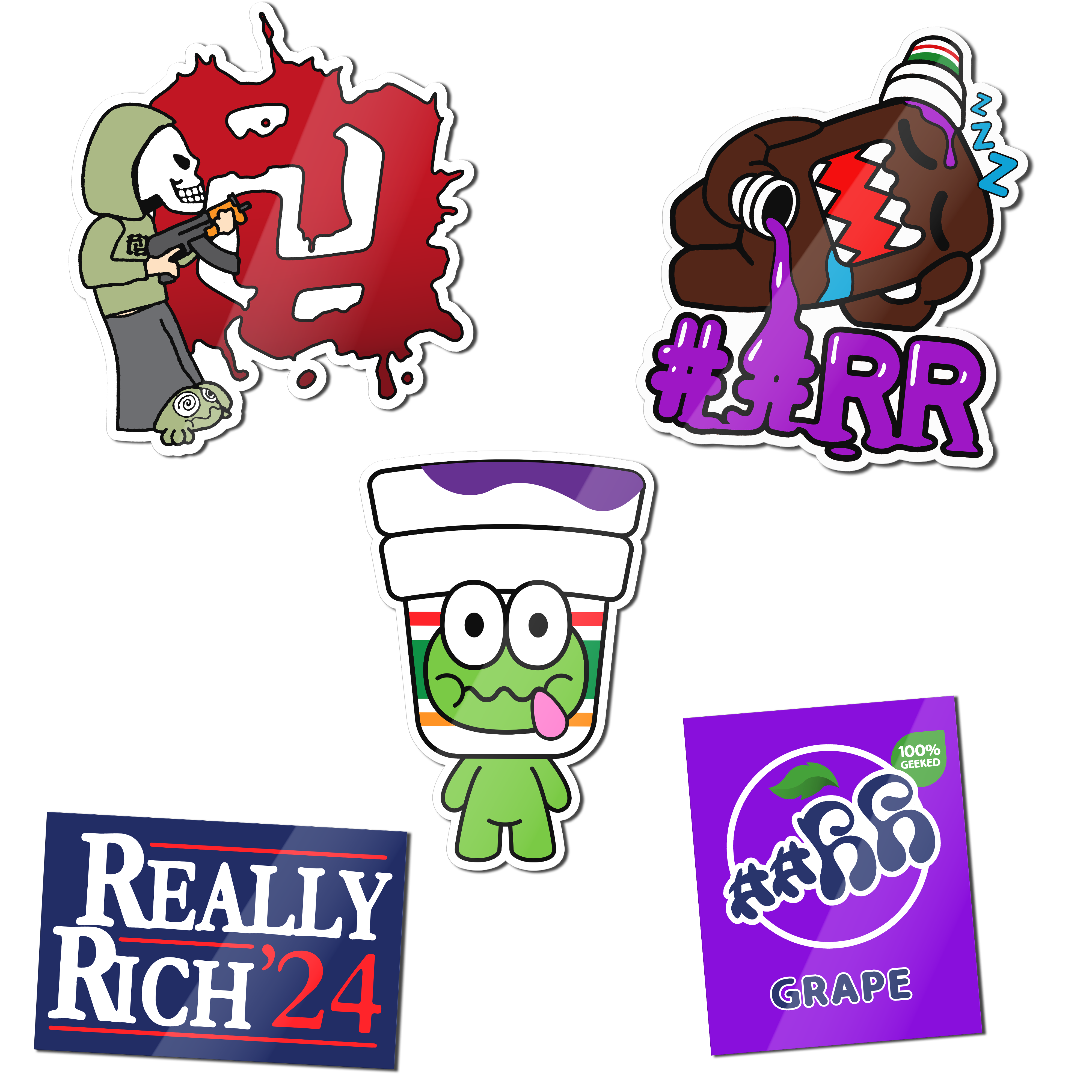 STICKERR PACK 4&5 (5PACKS)