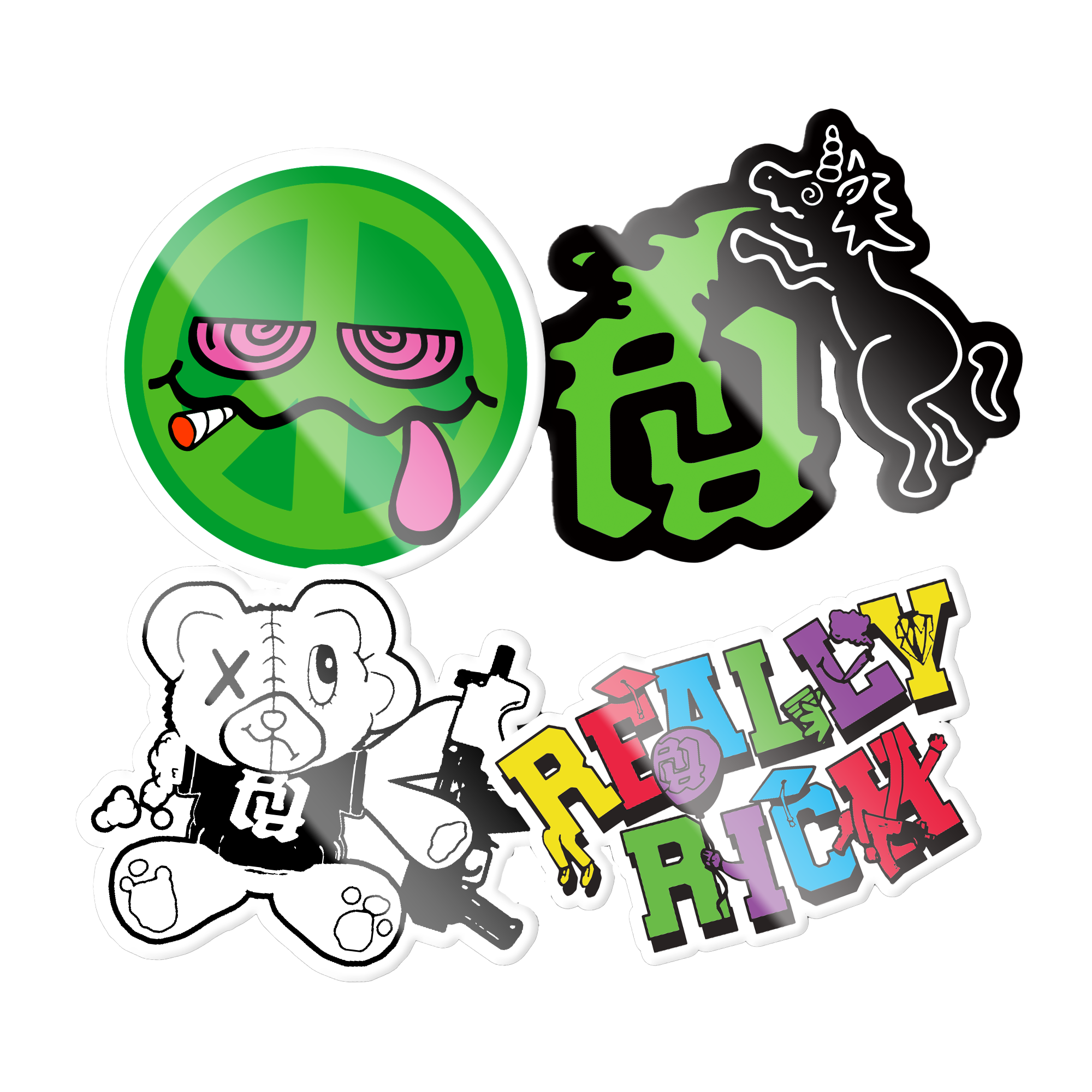 STICKERR PACK 2 (4PACK+HOLO)